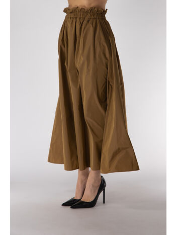 GONNA LUNGA CON VITA ELASTICIZZATA, 2157 CAMMELLO, small