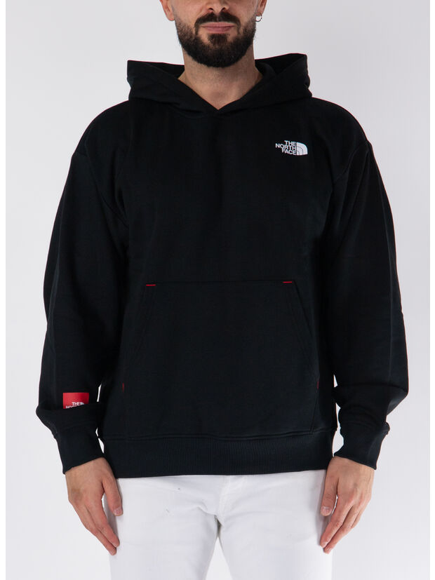 FELPA HOODIE AXYS, JK31 TNF BLACK, large