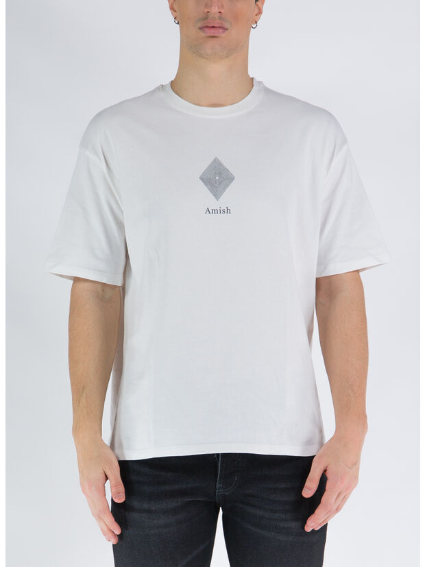 T-SHIRT AMISH LOGO, 194 ECRU, large