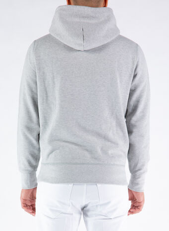 FELPA CON CAPPUCCIO FLEECE, ANDOVERHEATHER, small