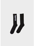 CALZINI CON LOGO, NERO, thumb