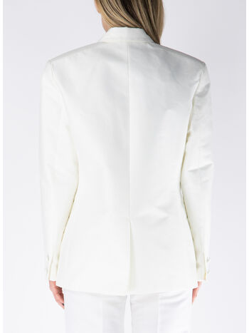 GIACCA BLAZER MONOPETTO ALBA, 1103 BIANCO LATTE, small