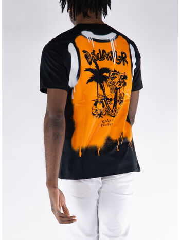 T-SHIRT GRAPHIC, NERO, small