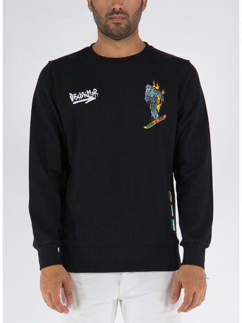 FELPA GRAPHIC, NERO, small