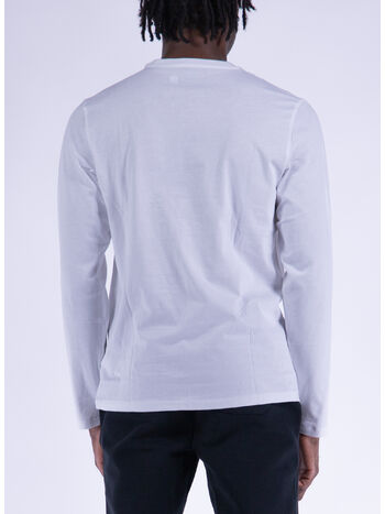 CAMICIA DA NOTTE IN JERSEY DI COTONE, WHITE, small