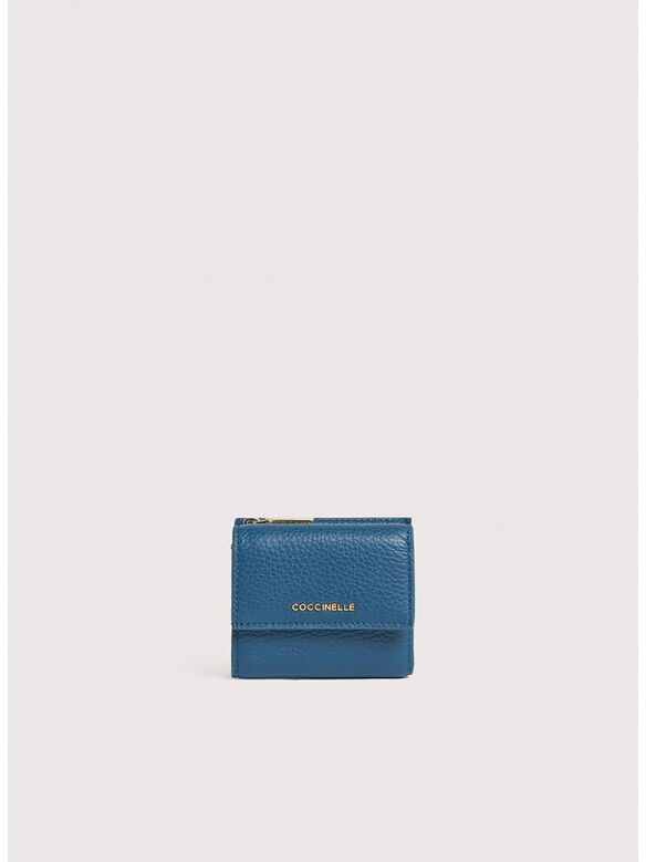 PORTAFOGLIO METALLIC SOFT, B27 DEEP BLUE, medium