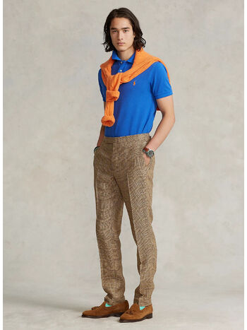 POLO IN PIQU&Eacute;, NEW IRIS BLUE, small