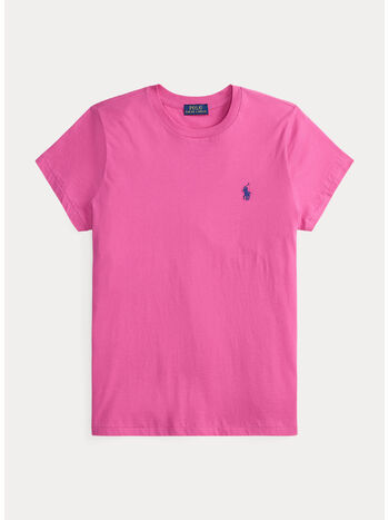 T-SHIRT A GIROCOLLO CLASSIC-FIT, ACCENT PINK, small