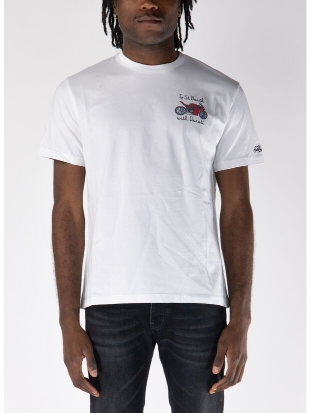 T-SHIRT DUCATI ST.BARTH, 05712H 01N EMB, large