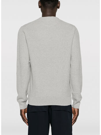 MAGLIONE GIROCOLLO CON LOGO RICAMATO, ANDOVER HEATHER, small