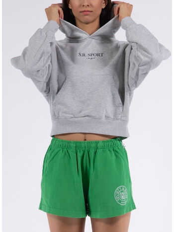 FELPA SR SPORT CROPPED, Heather Gray, small