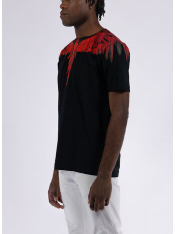T-SHIRT ICON WINGS REGULAR, 1025 BLACK RED, small