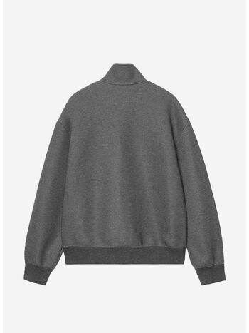 FELPA ALDA ZIP, 0D2XX BLACK/WHITE, small