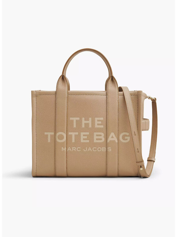 BORSA THE LEATHER MEDIUM TOTE, 230 CAMEL, medium