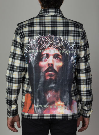 CAMICIA WOOL SHIRT JESUS, 089ASSAMPLE, small