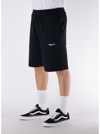 SHORT CON COULISSE, NERO, small