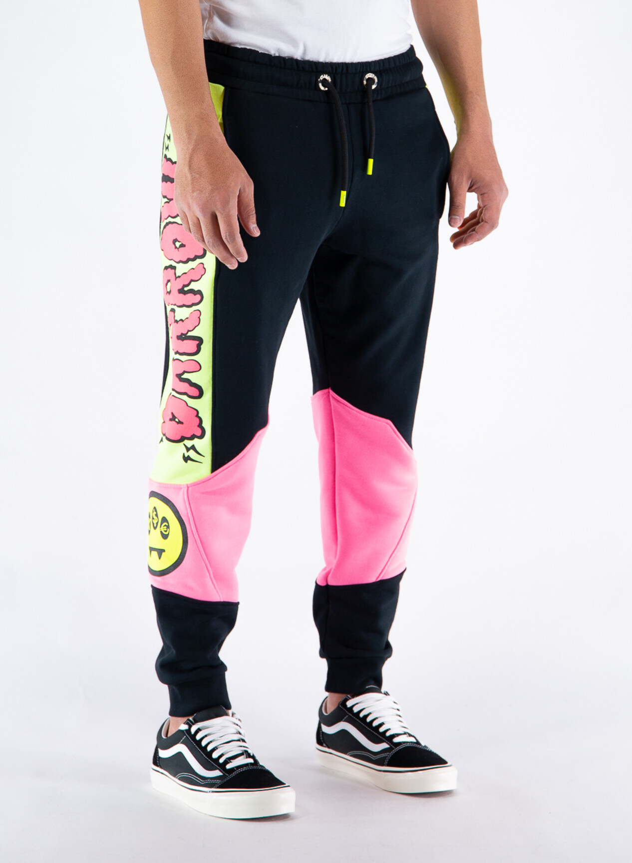 BARROW PANTALONI BARROW X SFERA EBBASTA Nero, Rosa Uomo | Selecteur