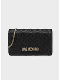 BORSA A SPALLA DAILY SMART TRAPUNTATO, 000 NERO, thumb