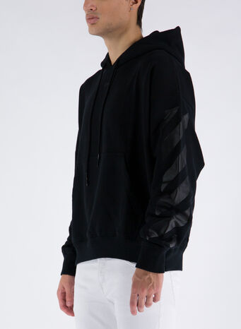 FELPA RUBER ARROW SKATE HOODIE, 1010BLACKBLACK, small