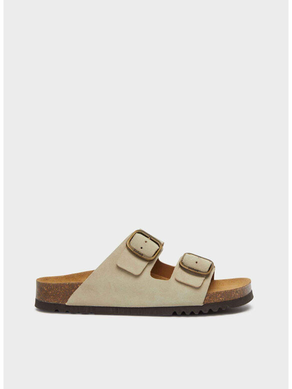 SANDALO SABOT JOSEPHINE, DARK BEIGE, medium