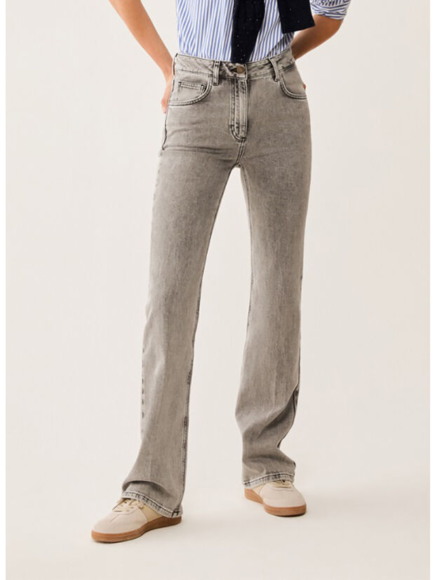 PANTALONE IN DENIM, 005 GRIGIO, large