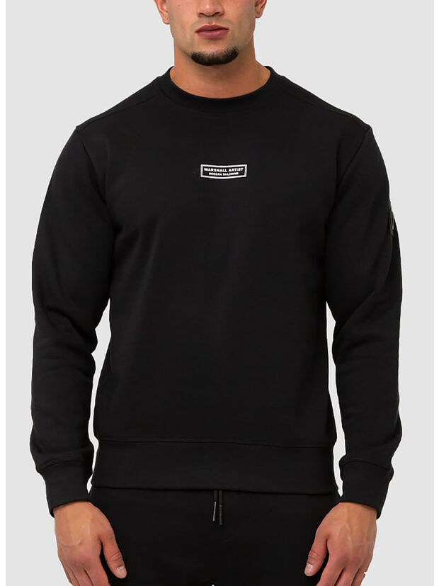 FELPA GIROCOLLO SIREN, 001 BLACK, large