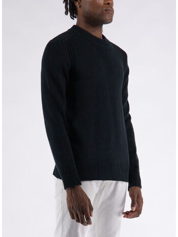 MAGLIONE GIROCOLLO, 000 BLACK, small