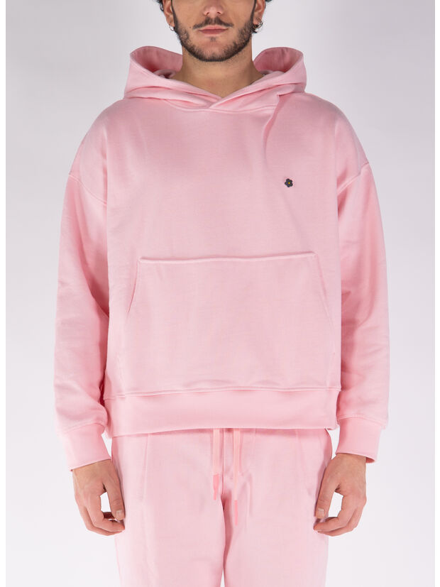 FELPA HOODIE, 041 PINK, large