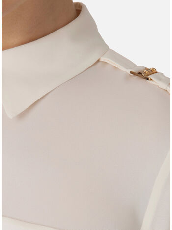 CAMICIA IN VISCOSA CON TASCHE, 193 BURRO, small