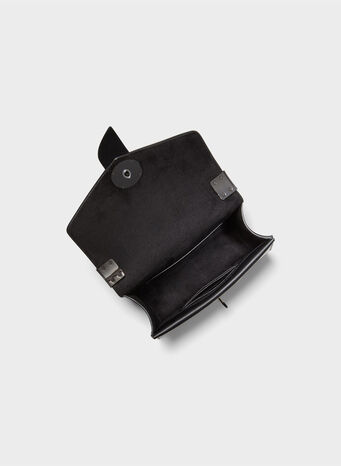BORSA A TRACOLLA GREENWICH PICCOLA IN PELLE SAFFIANO, 001BLACK, small
