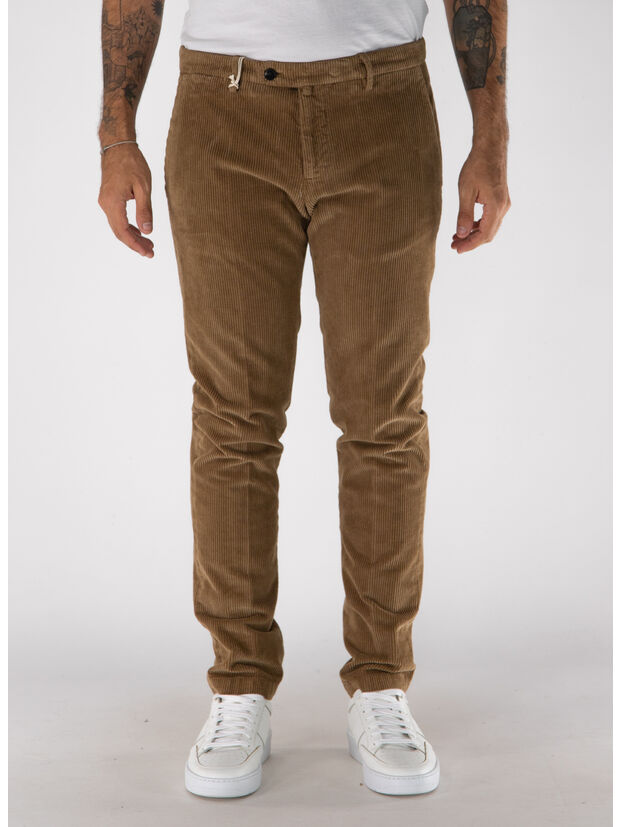 PANTALONE IN VELLUTO A COSTE, 00073, large