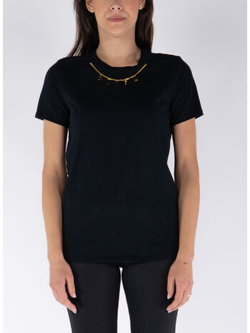 T-SHIRT IN JERSEY CON ACCESSORIO, 110, small