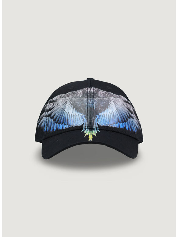 CAPPELLO BASEBALL, BLACK / ROYAL WINGS, medium