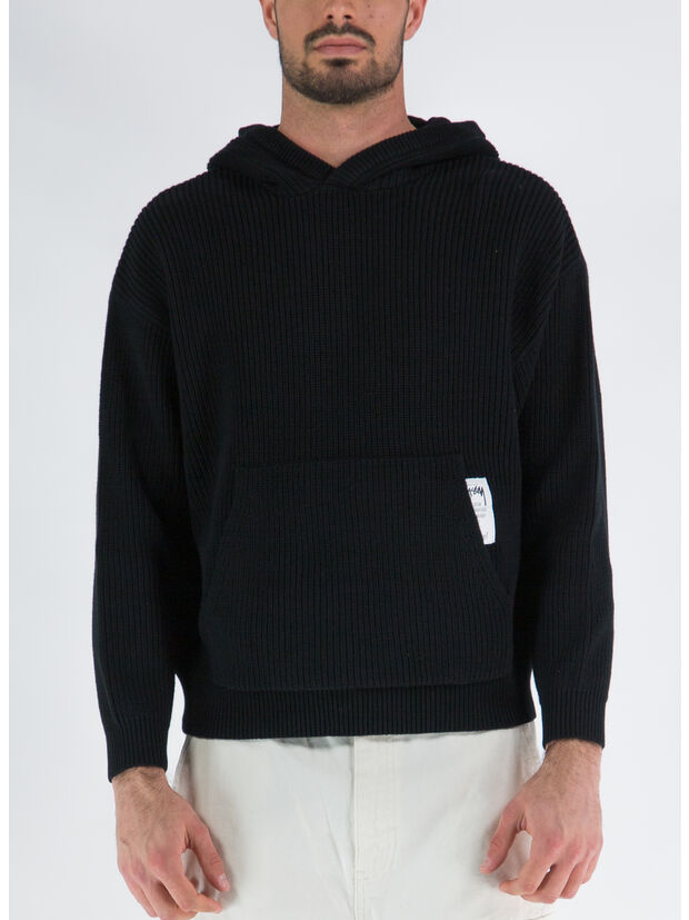 MAGLIONE KNIT, BLAC BLACK, large