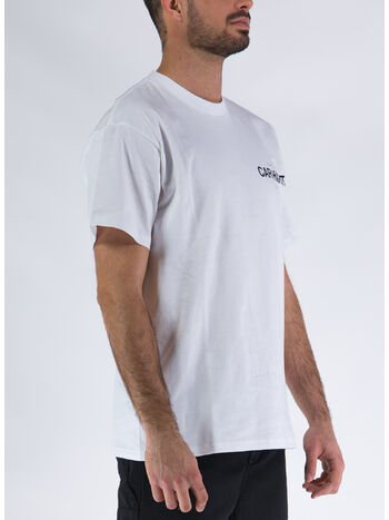 T-SHIRT S/S FOLD IN, 02XX WHITE, small