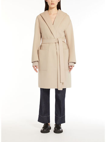 CAPPOTTO CORTO HOODIE PRISCILLA, 064 NATURAL, small