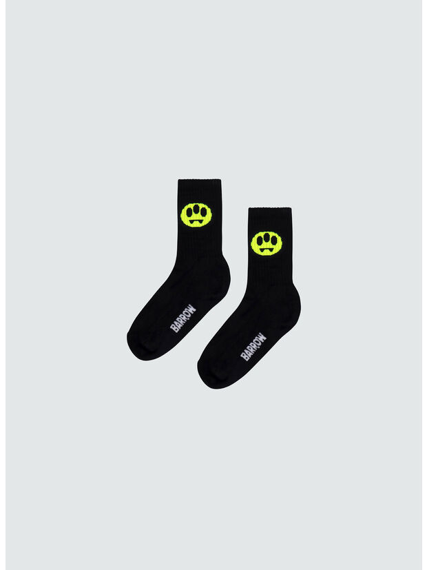 CALZINI CON LOGO, 110 BLACK, large