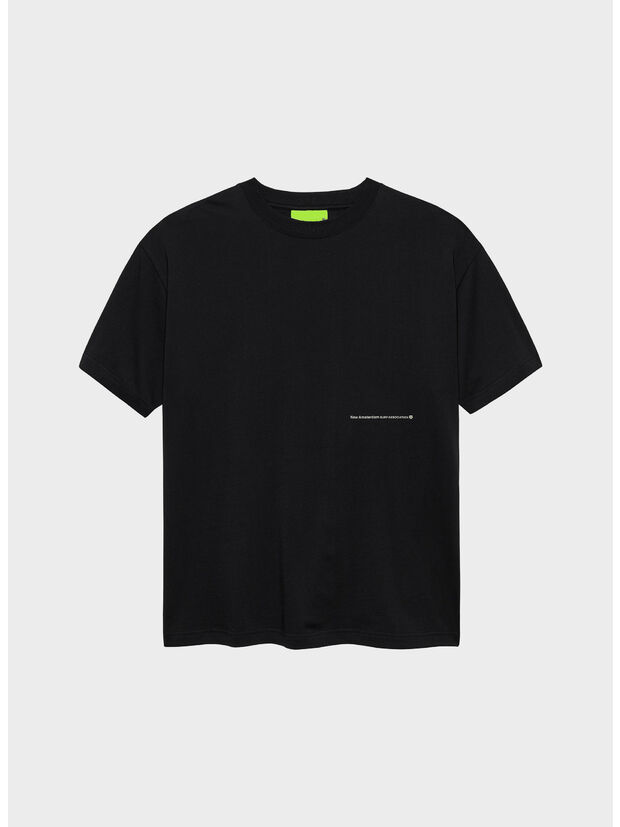 T-SHIRT HIBISCUS, BLACK, large
