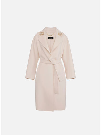CAPPOTTO IN LANA CON SPILLE, 193 BURRO, small