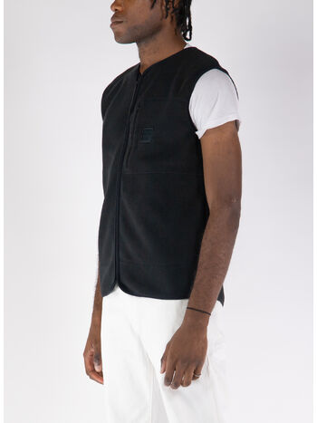 GILET FLEECE, 01 BLACK, small