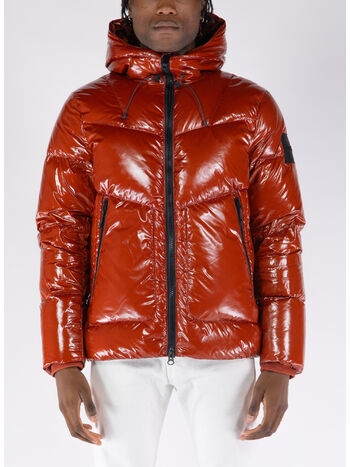 PIUMINO CON CAPPUCCIO, 553 PICCANTE RED, small