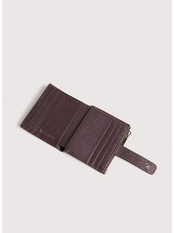PORTAFOGLIO METALLIC SOFT  LEATHER, W20 BRUNETTE, small