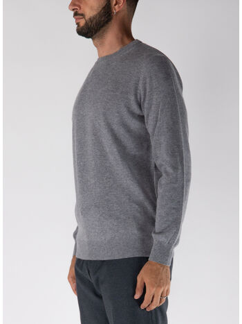 MAGLIONE GIROCOLLO IN CASHMERE, W6K1.00012 GRIGIO, small