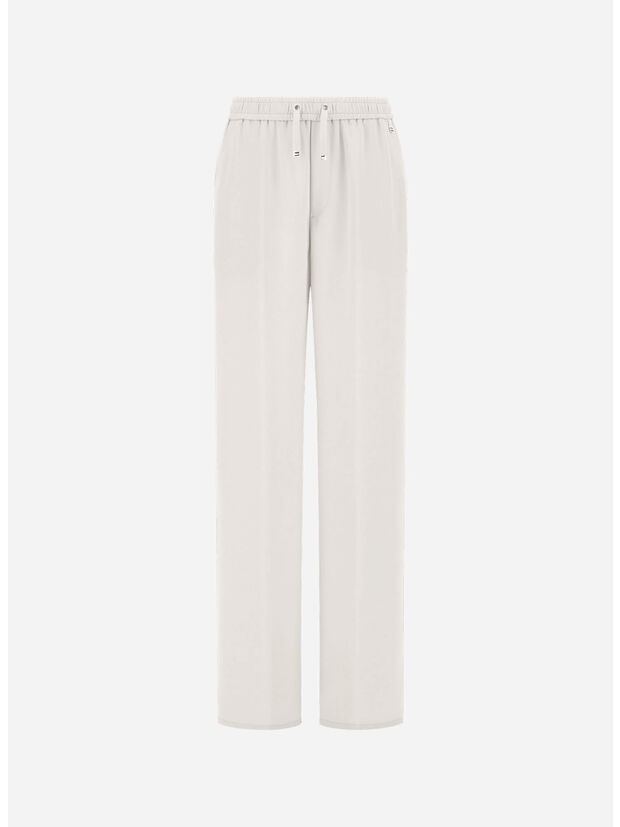 PANTALONE CON COULISSE, 1100 BIANCO, large