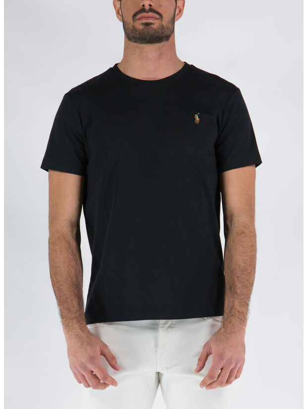 T-SHIRT CON LOGO, POLO BLACK, large