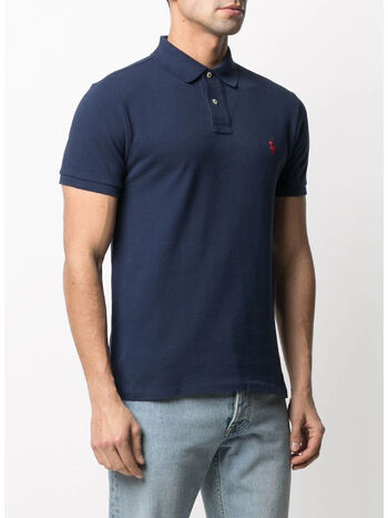 POLO A MANICHE CORTE, NEWPORT NAVY, small