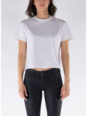 T-SHIRT BOXY CROP, OPTICAL WHITE, small