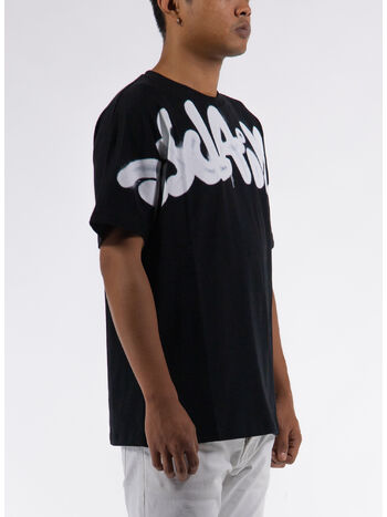 T-SHIRT CON LOGO, NERO, small