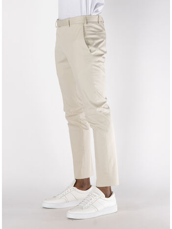 PANTALONE CHINO DIECI CON PINCES, 0040 BEIGE FREDDO, small