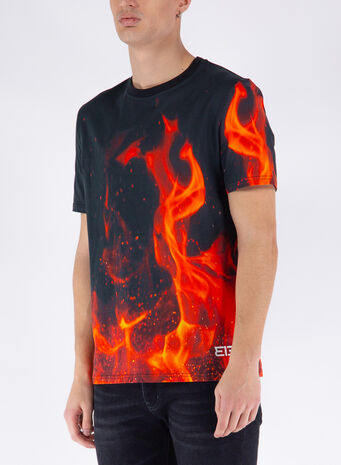 T-SHIRT RED FLAMES, C962FIRE, small